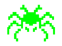 green spider
