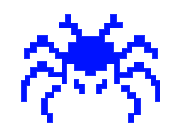 blue spider